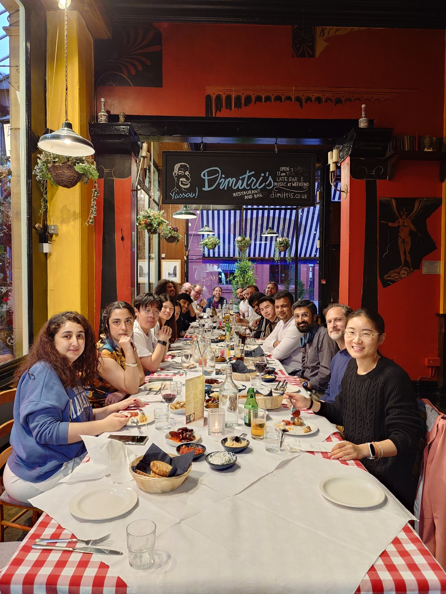Dinner at dimitris on Day One